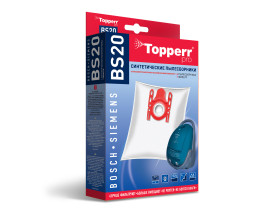 Пылесборник синтетический BS 20 Topperr для пылесоса BOSCH, SIEMENS, KARCHER (Тип A,B,C,D,E,F,G,H)