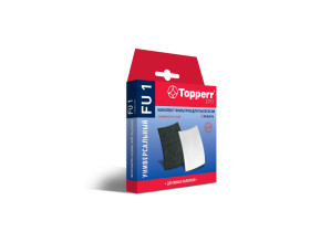 Комплект универсальных фильтров FU 1 Topperr для пылесоса Electrolux, Zanussi