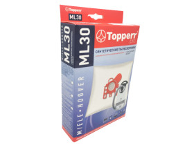 ML 30 Topperr Пылесборник синтетический для пылесоса Miele, Hoover (Тип HR30, J/M/N/F/G), 4 шт.в ед. 1410