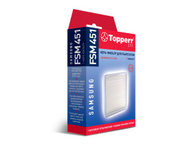 FSM 451 Topperr Hepa-фильтр для пылесосов Samsung SC47..,SC43.., SC44..,SC45..,SC18M..,VCDC..,VCMA.. 1147