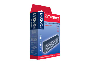 FSM 241 Topperr Фильтр для пылесосов Samsung SC61.., VCJG24.. (Ор.тип. DJ97-01045C,G) 1160