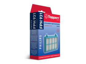 FPH 931 Topperr Hepa-фильтр для пылесосов Philips FC 9569/01-9571/01, FC 9350/01-9353/01, FC 9330/09 1172