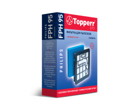 FPH 95 Topperr Комплект фильтров для пылесосов Philips FC9569/01,FC9570/01,FC 9571/01,FC 9573/01,FC9 1191