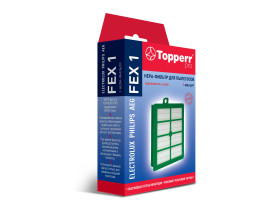 FEX 1 Topperr Hepa-фильтр для пылесосов Electrolux, Philips,Zanussi, AEG (EFH12, FC8031, FC8038) 1104