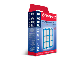 FBS 5 Topperr Фильтр для пылесосов Bosch, Siemens (00095771, 00618907) 1140