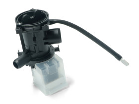 Сливной насос, помпа стиральных машин LG на 3 винта, клеммы назад, с улиткой. PMP000LG