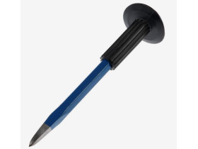 Зубило пикообразное TUNDRA, арматурная сталь, резиновая рукоятка, 250 мм