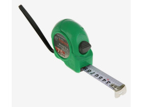 Рулетка TUNDRA, пластиковый корпус, 7.5 м х 25 мм